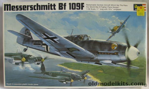 Revell 1/32 Messerschmitt Bf-109F - Geschwader Kommodore-  JG51, H284-200 plastic model kit
